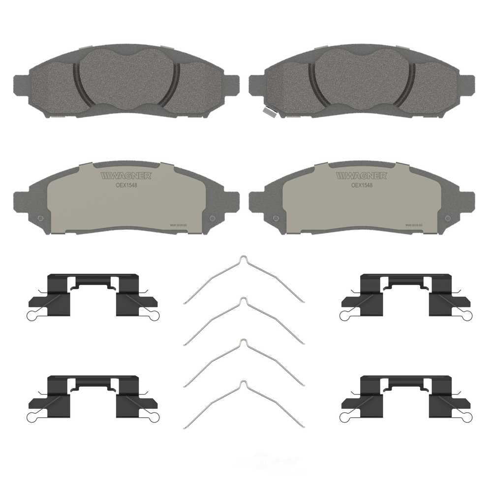 Wagner Brake OEX1548 OEX Front Disc Brake Pad Set Premium Ceramic