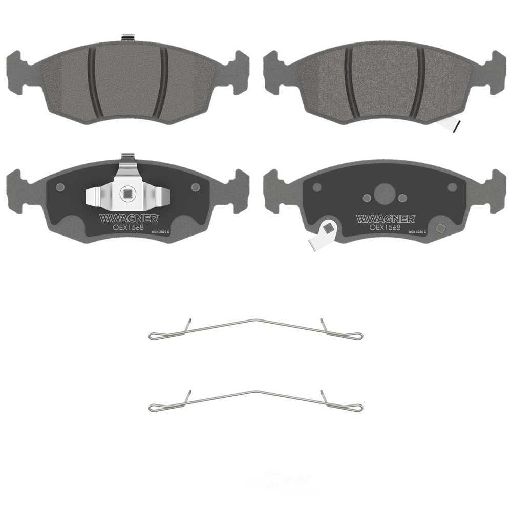 Wagner Brake OEX1568 OEX Front Disc Brake Pad Set Premium Ceramic