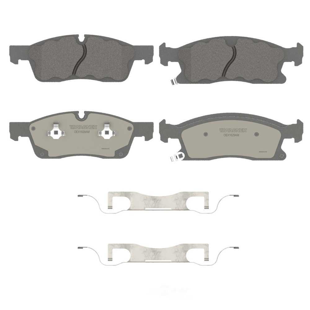 Wagner Brake OEX1629AM OEX Front Disc Brake Pad Set Premium Semi - Met