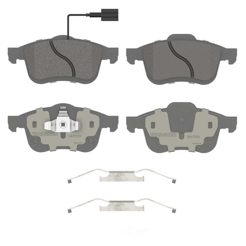 Wagner Brake OEX1721A OEX Front Disc Brake Pad Set Premium Ceramic