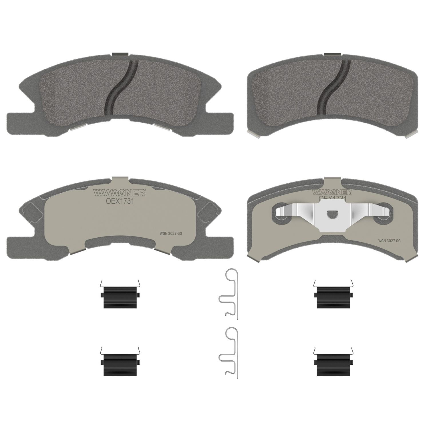 Wagner Brake OEX1731 OEX Front Disc Brake Pad Set Premium Ceramic