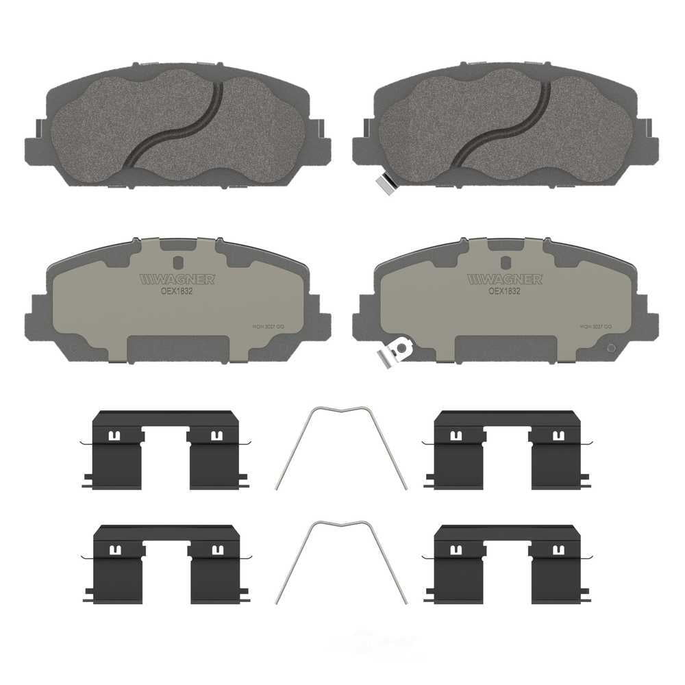 Wagner Brake OEX1832 OEX Front Disc Brake Pad Set Premium Ceramic