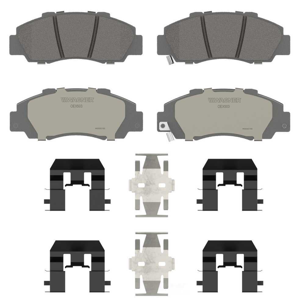 Wagner Brake OEX503 OEX Front Disc Brake Pad Set Premium Ceramic