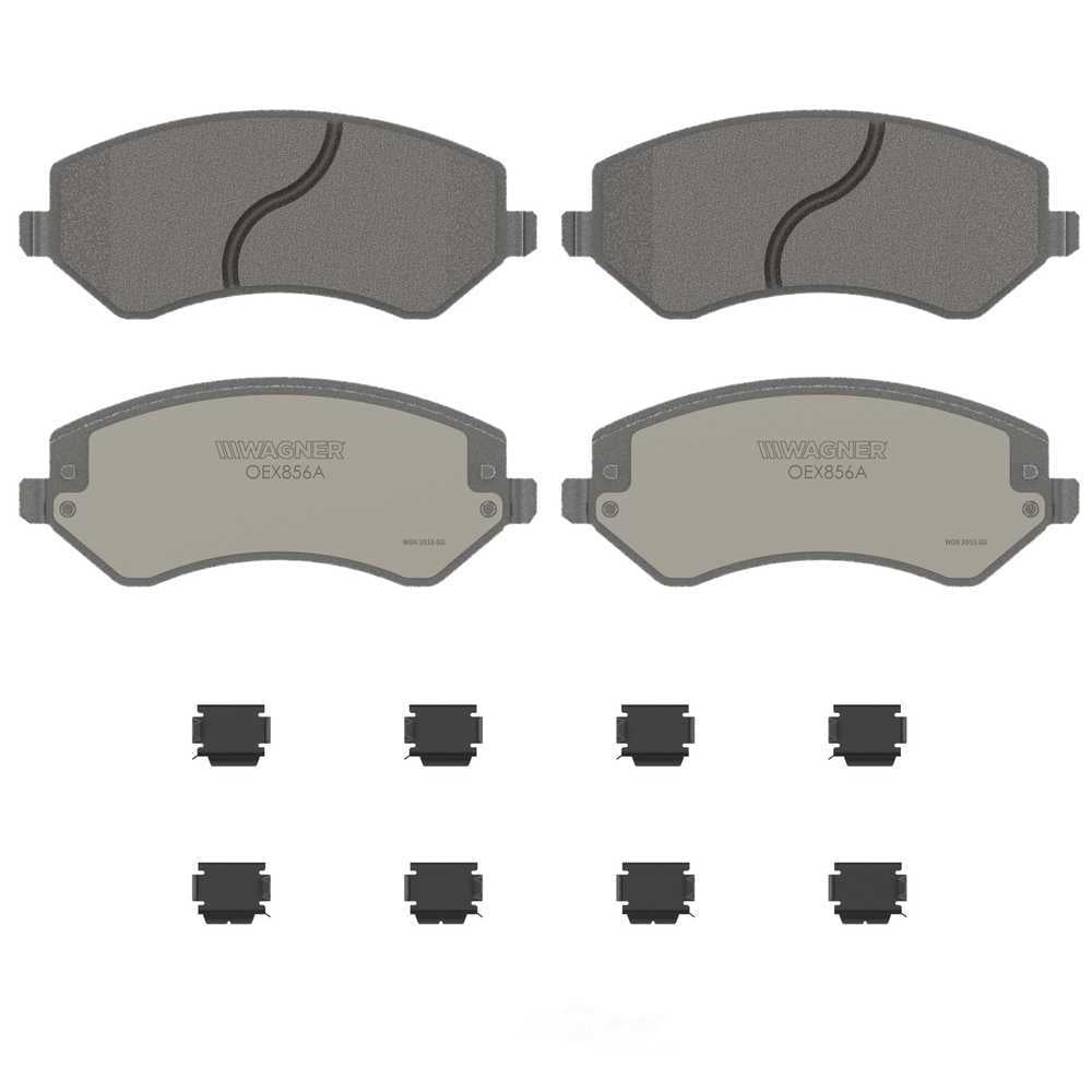 Wagner Brake OEX856A OEX Front Disc Brake Pad Set Premium Ceramic