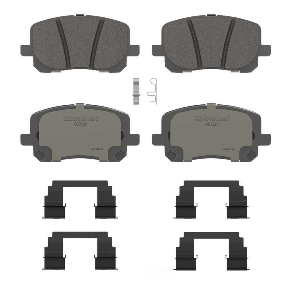 Wagner Brake OEX923 OEX Front Disc Brake Pad Set Premium Ceramic