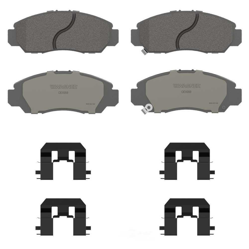 Wagner Brake OEX959 OEX Front Disc Brake Pad Set Premium Ceramic