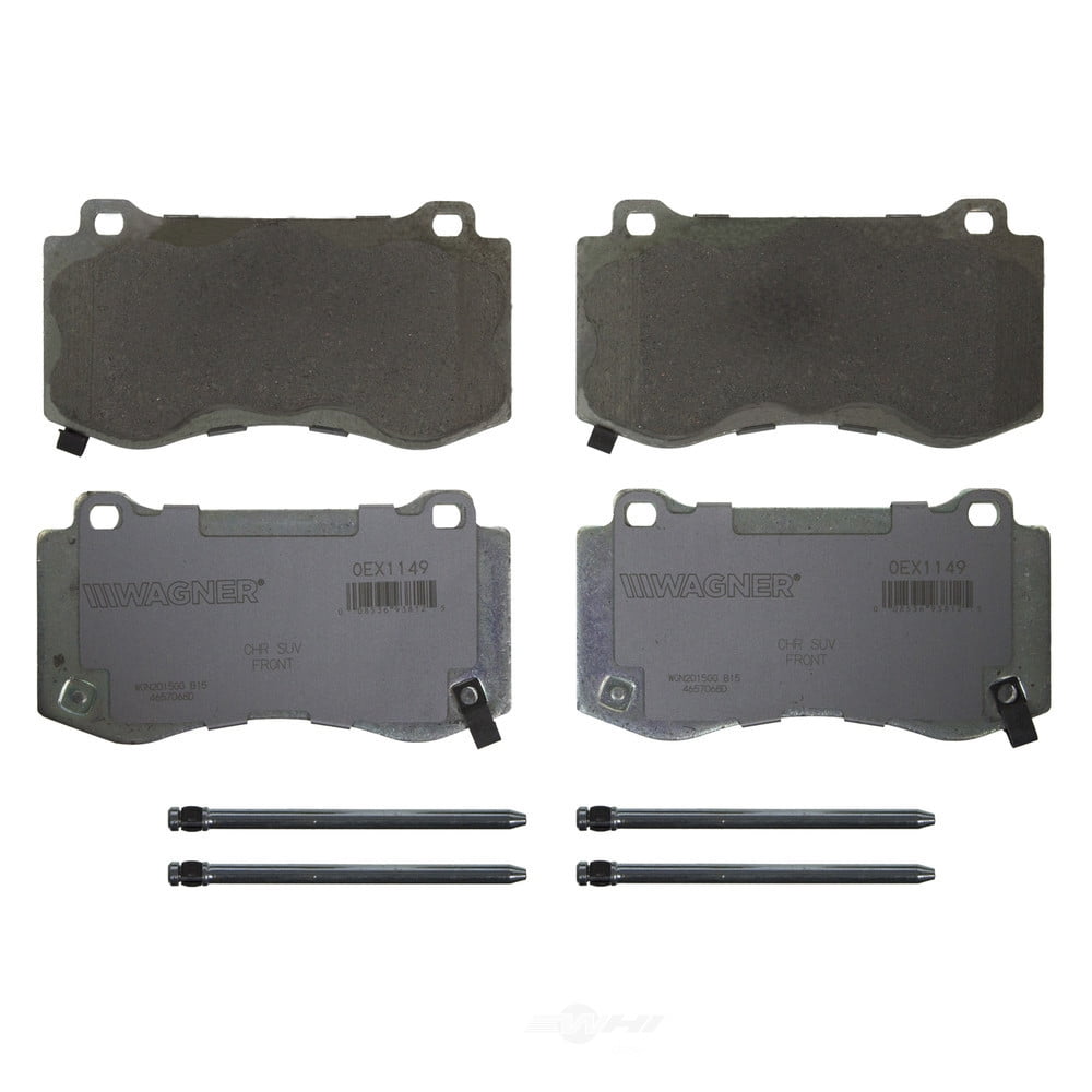 Wagner OEX1149: Ceramic Brake Pads Front, 4 Pack