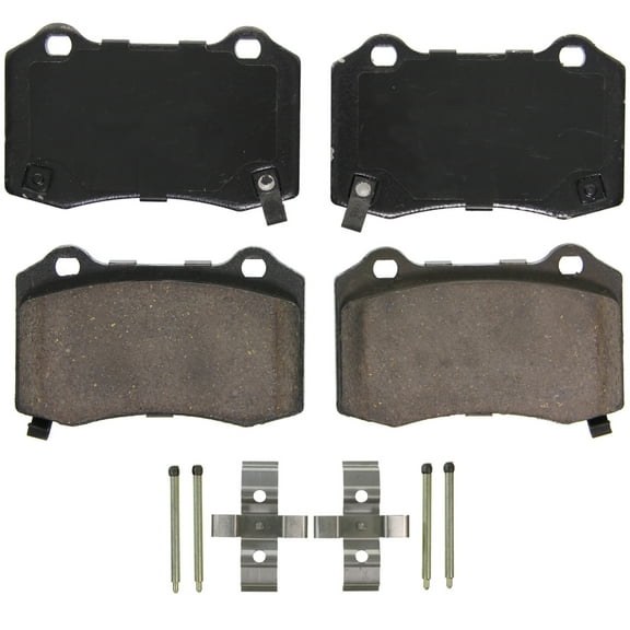 Wagner QuickStop ZD1053 Ceramic Disc Brake Pad Set Fits select: 2005-2006 CHRYSLER 300C, 2010-2015 CHEVROLET CAMARO