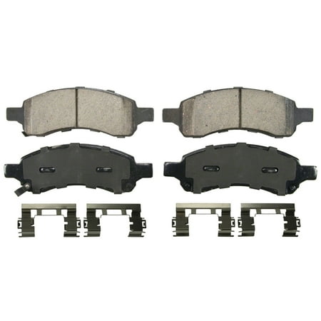 Wagner QuickStop ZD1169A Ceramic Disc Brake Pad Set Fits select: 2009-2017 CHEVROLET TRAVERSE, 2007-2016 GMC ACADIA