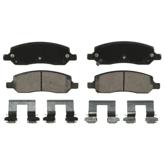 Wagner QuickStop ZD1172 Ceramic Disc Brake Pad Set Fits select: 2006-2011 BUICK LUCERNE, 2006 CADILLAC COMMERCIAL CHASSIS