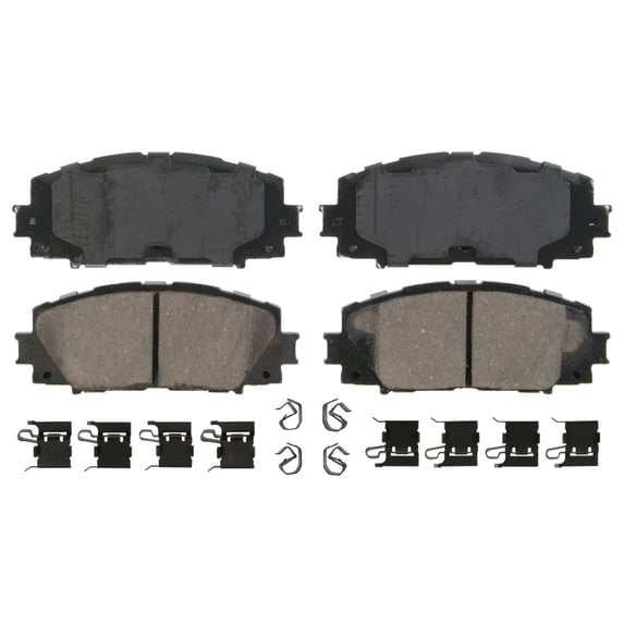 Wagner QuickStop ZD1184A Ceramic Disc Brake Pad Set Fits select: 2010-2015 TOYOTA PRIUS, 2011-2017 LEXUS CT