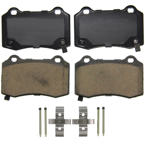 Wagner QuickStop ZD1270 Ceramic Disc Brake Pad Set Fits select: 2006-2007,2012-2018 JEEP GRAND CHEROKEE