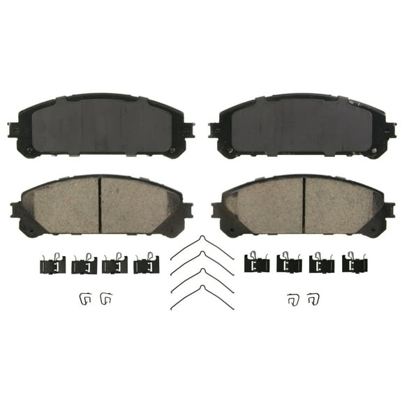 Wagner QuickStop ZD1324 Ceramic Disc Brake Pad Set Fits select: 2008-2019 TOYOTA HIGHLANDER, 2011-2020 TOYOTA SIENNA
