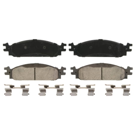 Wagner QuickStop ZD1376 Ceramic Disc Brake Pad Set Fits select: 2016 FORD EXPLORER, 2010 FORD TAURUS