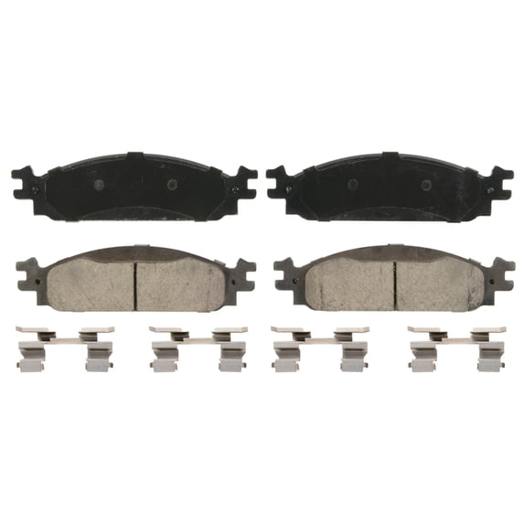 Wagner QuickStop ZD1376 Ceramic Disc Brake Pad Set Fits select: 2016 FORD EXPLORER, 2010 FORD TAURUS