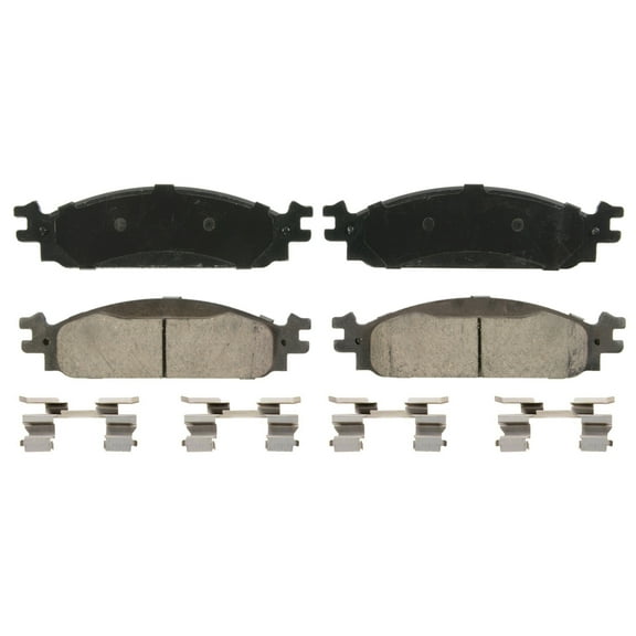 Wagner QuickStop ZD1376 Ceramic Disc Brake Pad Set Fits select: 2016 FORD EXPLORER, 2010 FORD TAURUS