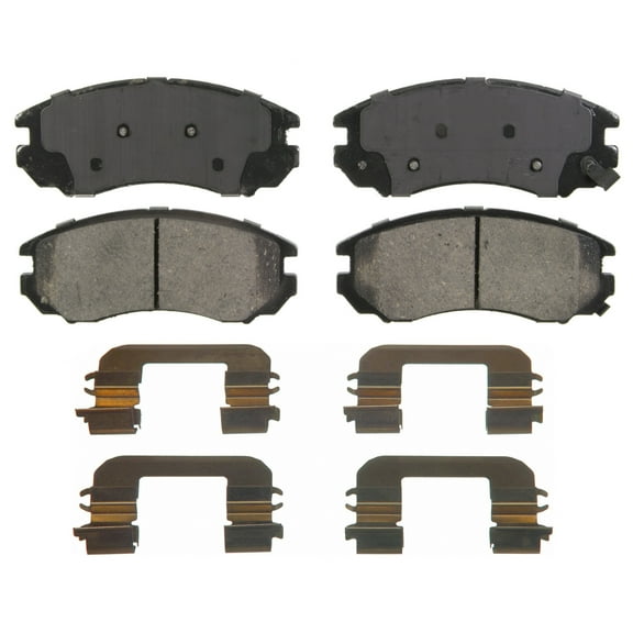 Wagner QuickStop ZD1408 Ceramic Disc Brake Pad Set Fits select: 2007-2008 HYUNDAI TIBURON, 2012 MINI COOPER JOHN COOPER WORKS