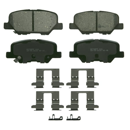 Wagner QuickStop ZD1679 Ceramic Disc Brake Pad Set Fits select: 2014-2016 MAZDA 3, 2014-2015 MAZDA 6