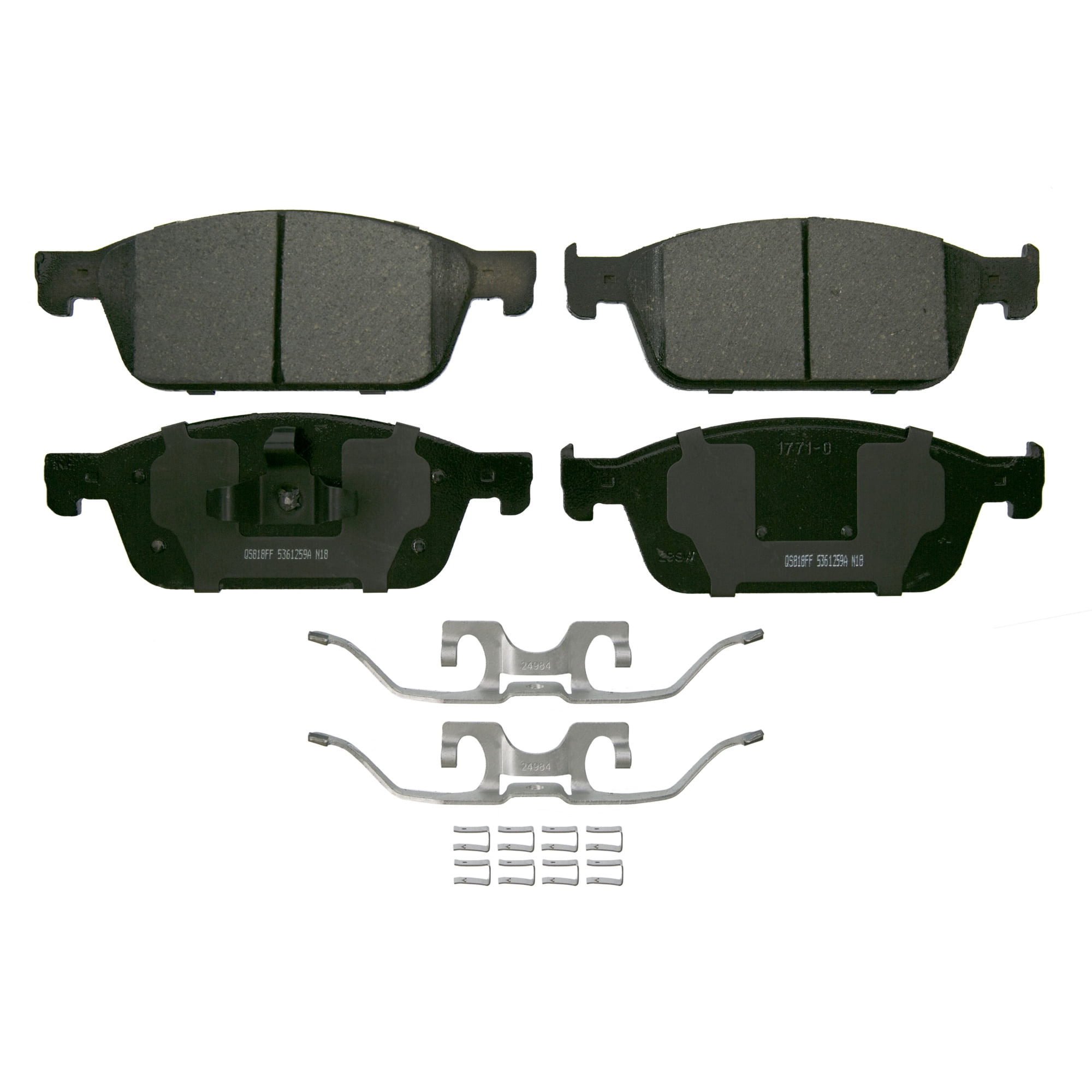 Wagner QuickStop ZD1771 Ceramic Disc Brake Pad Set Fits select: 2015-2016 LINCOLN MKC, 2015-2018 FORD FOCUS ST