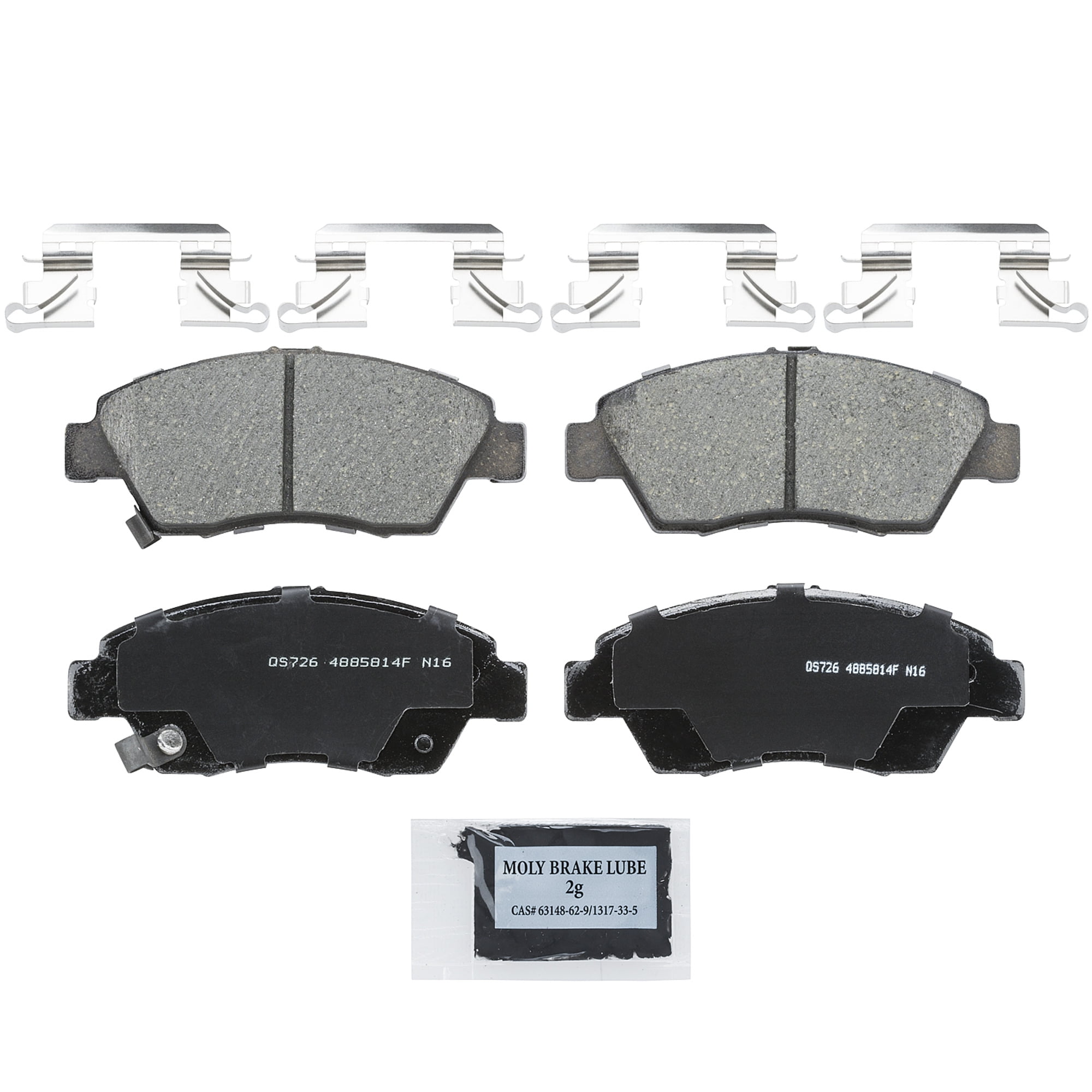 Wagner QuickStop ZD1783 Ceramic Disc Brake Pad Set - Walmart.com