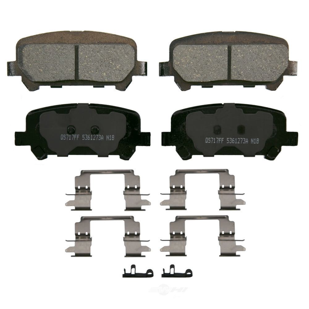 Wagner QuickStop ZD1806 Ceramic Disc Brake Pad Set Fits select: 2015-2021 CHEVROLET COLORADO, 2015-2020 GMC CANYON