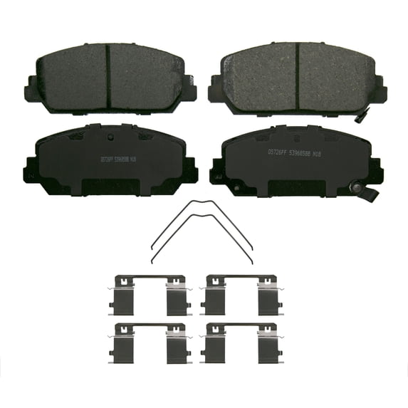 Wagner QuickStop ZD1832 Ceramic Disc Brake Pad Set Fits select: 2016-2017 HONDA ACCORD SPORT, 2016-2018 ACURA ILX