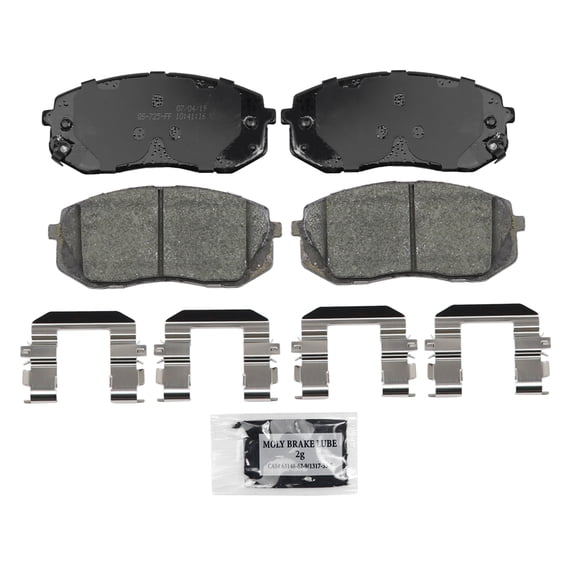 Wagner QuickStop ZD1855A Ceramic Disc Brake Pad Set Fits select: 2019-2022 KIA FORTE, 2021-2022 KIA SELTOS