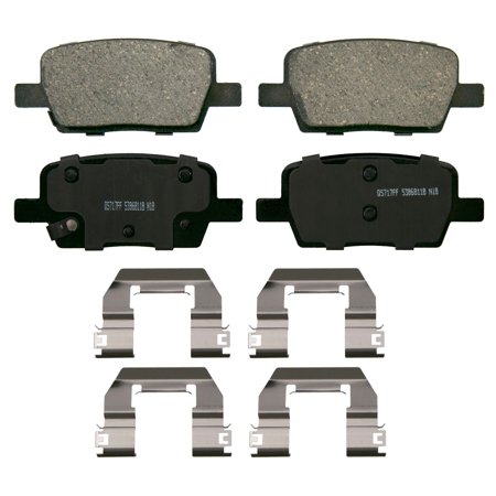 Wagner QuickStop ZD1877 Ceramic Disc Brake Pad Set Fits select: 2018-2019 CHEVROLET TRAVERSE, 2017-2018 GMC ACADIA