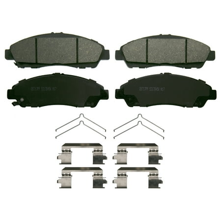 Wagner QuickStop ZD1896 Ceramic Disc Brake Pad Set Fits select: 2018 CHEVROLET TRAVERSE, 2017-2018 GMC ACADIA