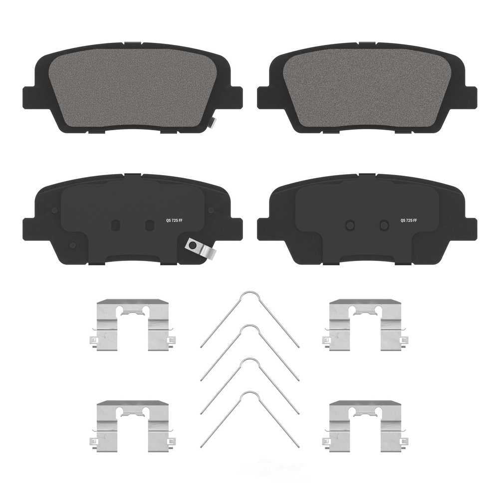 Wagner Brake ZD1916 QuickStop Rear Disc Brake Pad Set Ceramic