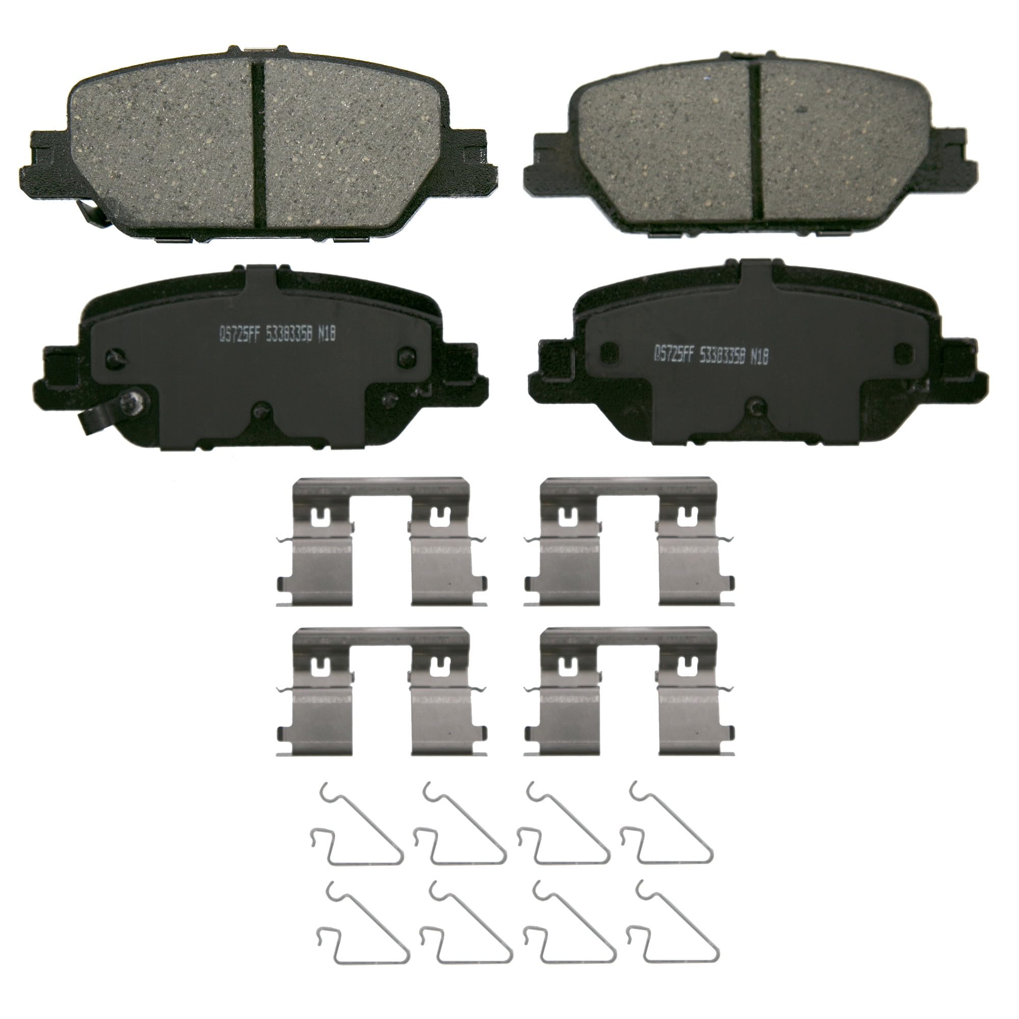 Wagner QuickStop ZD1628 Ceramic Disc Brake Pad Set Fits select: 2012-2016 TOYOTA YARIS, 2017-2018 TOYOTA YARIS L/LE/SE