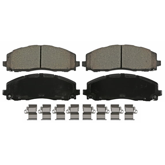 Wagner QuickStop ZD2187 Ceramic Disc Brake Pad Set Fits select: 2020 JEEP WRANGLER, 2019 JEEP WRANGLER UNLIMITED
