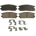 thumbnail image 1 of Wagner QuickStop ZD580 Ceramic Disc Brake Pad Set Fits select: 2001-2004 ISUZU RODEO, 1992-2002 ISUZU TROOPER, 1 of 8