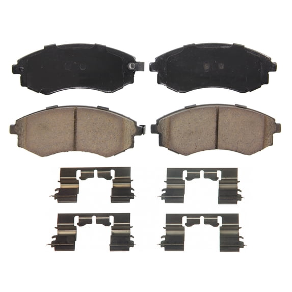 Wagner QuickStop ZD700 Ceramic Disc Brake Pad Set Fits select: 2000-2001 HYUNDAI ELANTRA, 1989-2001 HYUNDAI SONATA