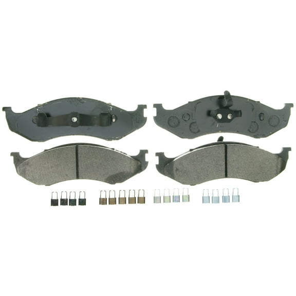 Wagner QuickStop ZD712 Ceramic Disc Brake Pad Set Fits select: 1997-2006 JEEP WRANGLER / TJ, 1997-2000 JEEP CHEROKEE