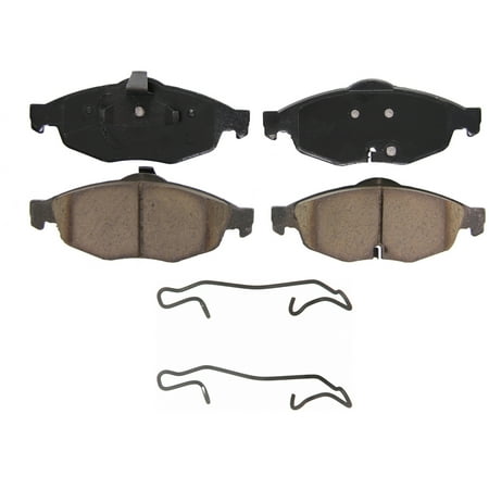 Wagner QuickStop ZD869 Ceramic Disc Brake Pad Set Fits select: 2001-2006 CHRYSLER SEBRING, 2001-2006 DODGE STRATUS