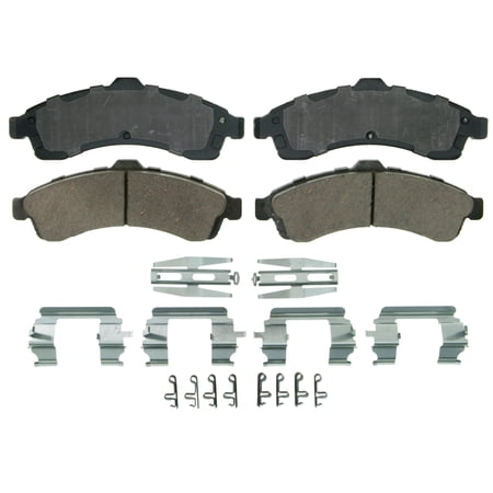 Wagner QuickStop ZD882 Ceramic Disc Brake Pad Set Fits select: 2002-2005 CHEVROLET TRAILBLAZER, 2002-2005 GMC ENVOY
