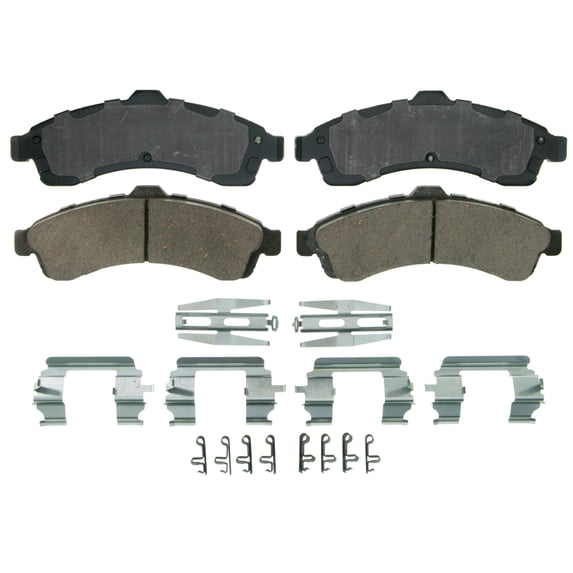 Wagner QuickStop ZD882 Ceramic Disc Brake Pad Set Fits select: 2002-2005 CHEVROLET TRAILBLAZER, 2002-2005 GMC ENVOY