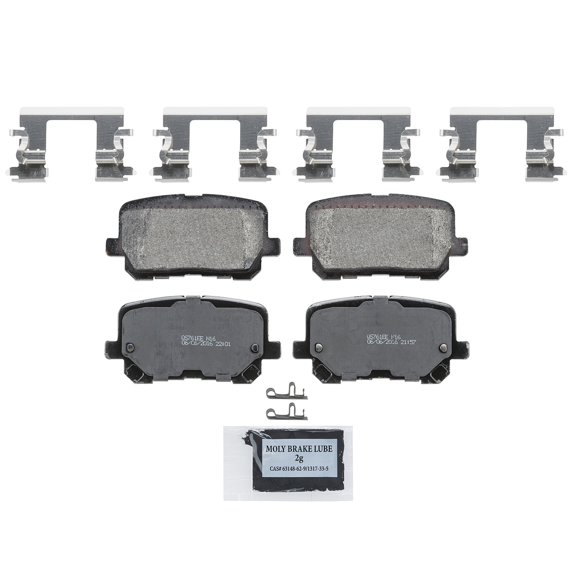 パッチセット Wagner QuickStop ZX1766 Semi-Metallic Disc Brake Pad Set