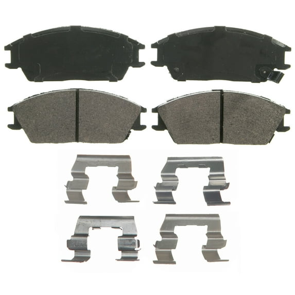 Wagner QuickStop ZX497 Semi-Metallic Disc Brake Pad Set Fits select: 1995-2005 HYUNDAI ACCENT, 1990-1994 HYUNDAI EXCEL