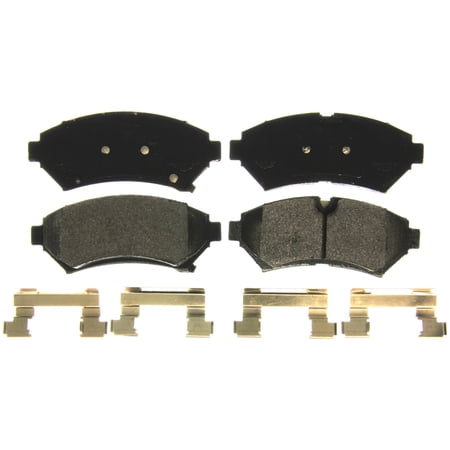Wagner QuickStop ZX753 Semi-Metallic Disc Brake Pad Set Fits select: 1998-2002 CADILLAC SEVILLE
