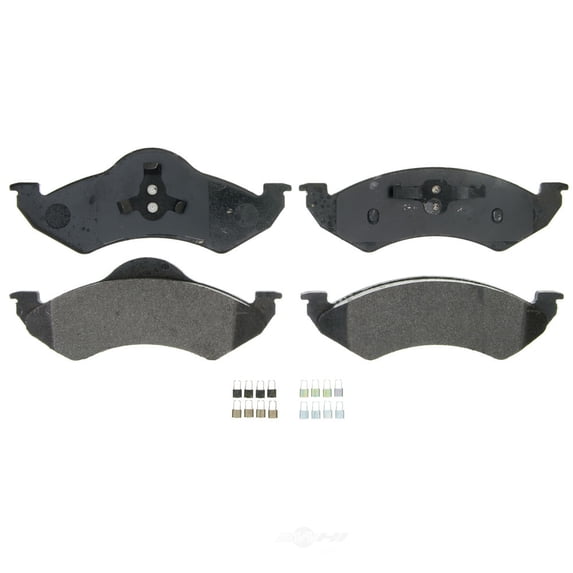 Wagner QuickStop ZX820 Semi-Metallic Disc Brake Pad Set Fits select: 2000-2002 DODGE DAKOTA, 2000-2002 DODGE DURANGO