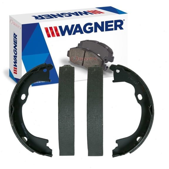 Wagner Rear Parking Brake Shoe compatible with Jeep Wrangler 2007-2018