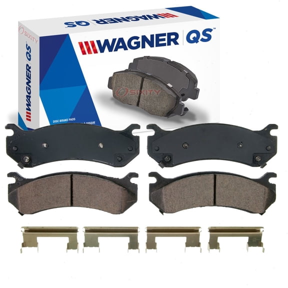 Wagner Rear QS Disc Brake Pad Set compatible with Chevrolet Silverado 2500 HD 2001-2010