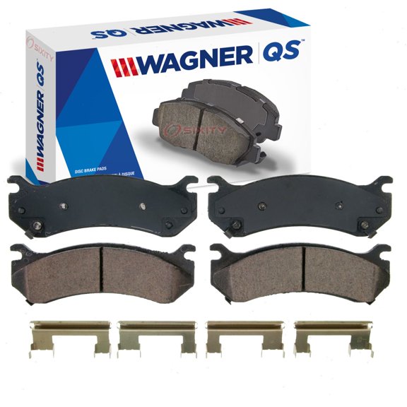 Wagner Rear QS Disc Brake Pad Set compatible with Chevrolet Silverado 3500 2004-2010