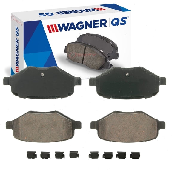 Wagner Rear QS Disc Brake Pad Set compatible with Ford Edge 2011-2014