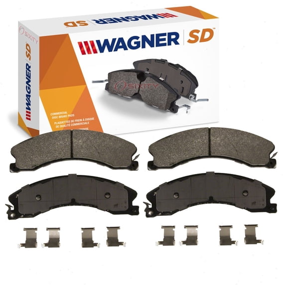 Wagner Rear SD Disc Brake Pad Set compatible with Chevrolet Silverado 2500 HD 2011-2017