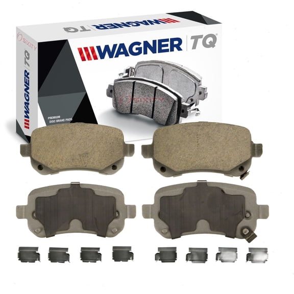 Wagner Rear TQ Disc Brake Pad Set compatible with Dodge Grand Caravan 2008-2012