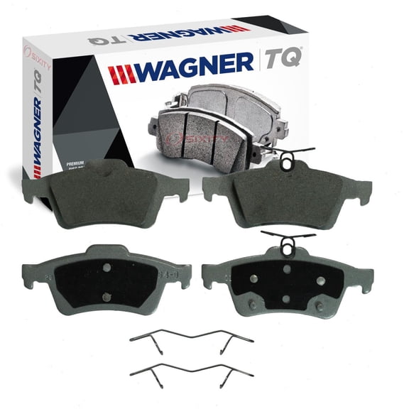 Wagner Rear TQ Disc Brake Pad Set compatible with Ford Focus 1.0L 2.0L L3 L4 2012-2018
