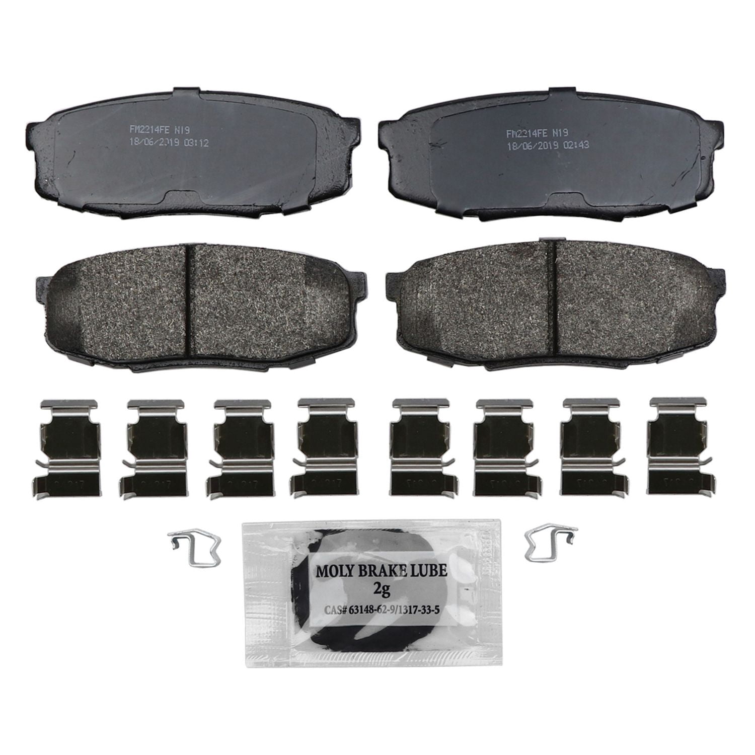 Wagner SevereDuty SX1304 Semi-Metallic Disc Brake Pad Set
